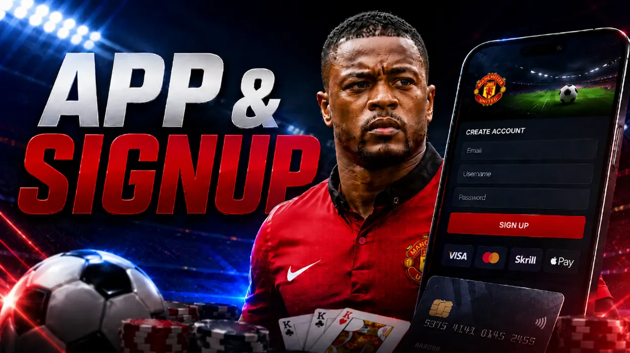 App, registration and first deposit