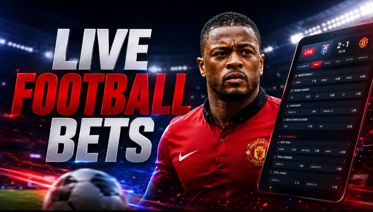 Football betting and live markets